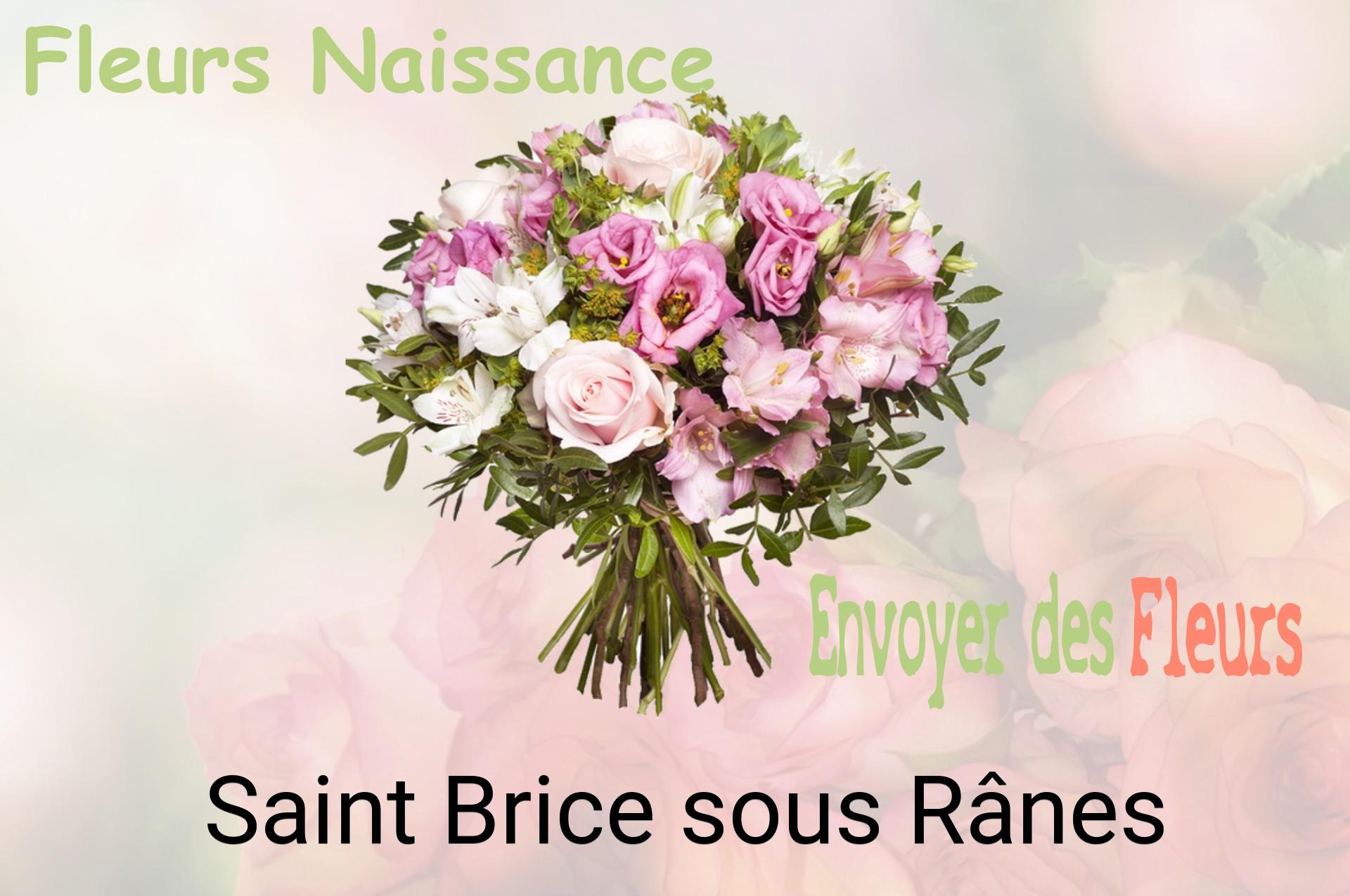Bouquet de fleurs de naissance livré à Saint-Brice-sous-Rânes